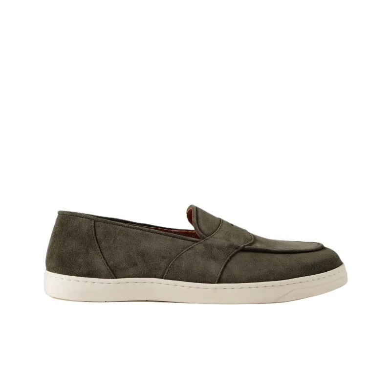 George Cleverley Joey Casual Shoes Men's Army Green-1