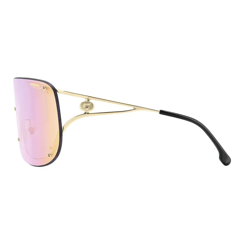 CARRERA Metal Irregular Shape Sunglasses Unisex Gold-2