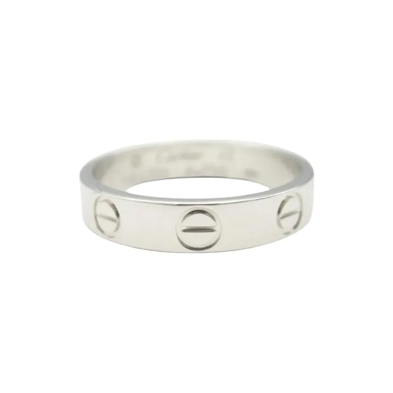 CARTIER 18K White Gold Rings Women's Silver-0