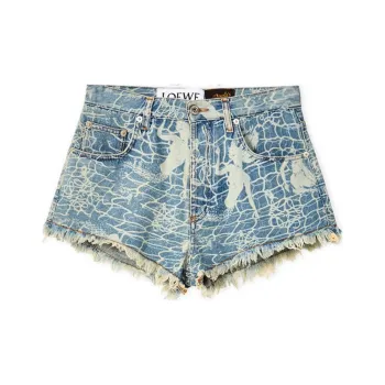 LOEWE Denim Shorts Women's Blue