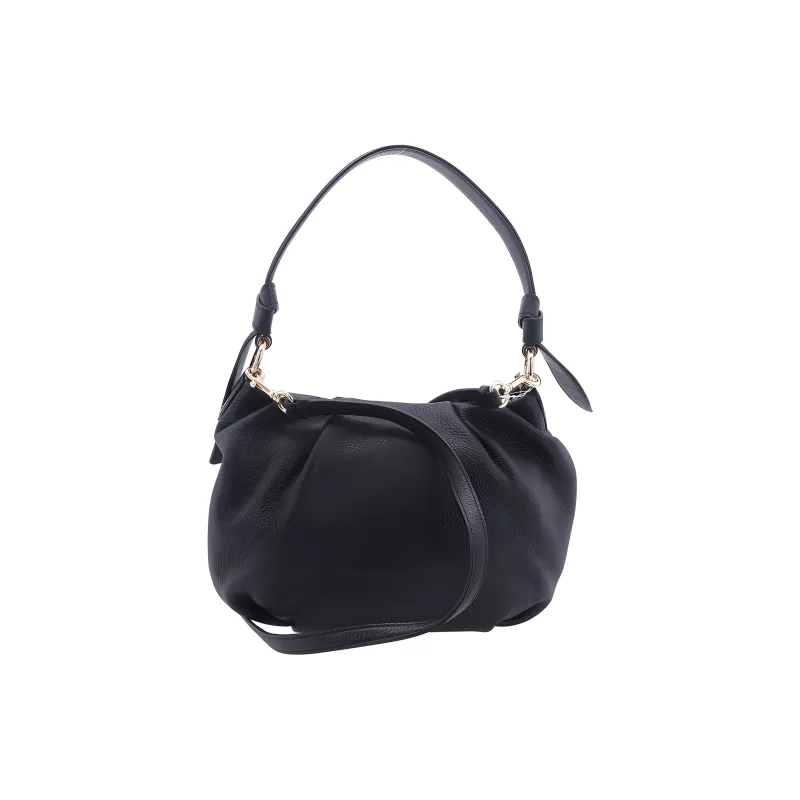 COACH Everly Cow Leather Handbag Crossbody Bag Shoulder Bag Crescent Moon Bag Single Shoulder Bag Women's Black-3