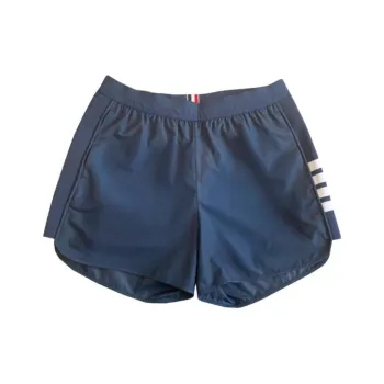 THOM BROWNE Sports Shorts Men Navy Blue