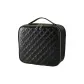 Diamond Grid Classic Black Strap LED Strip Lights Mirror