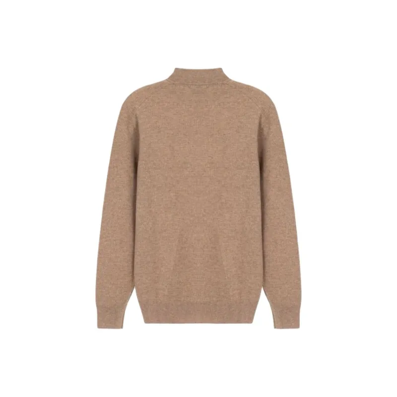 Brunello Cucinelli Cashmere Sweater Men's Light Brown-1