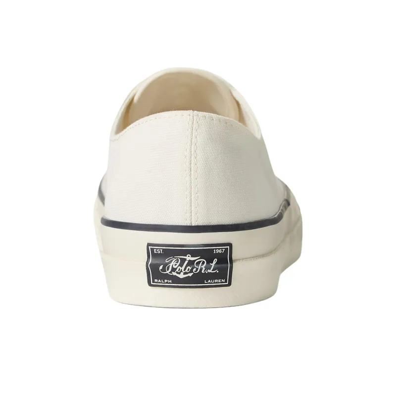 Polo Ralph Lauren Low Top Canvas Shoes Women's White-4