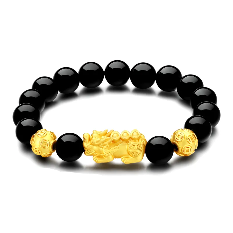 CHINA GOLD Agate Bracelets Unisex-0