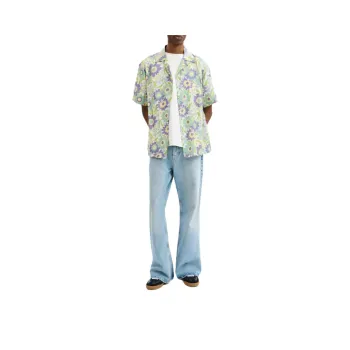 COACH Shirt Men's Purple Flower