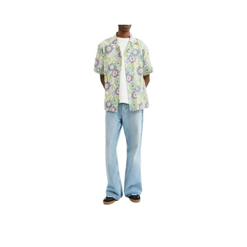 COACH Shirt Men's Purple Flower-0