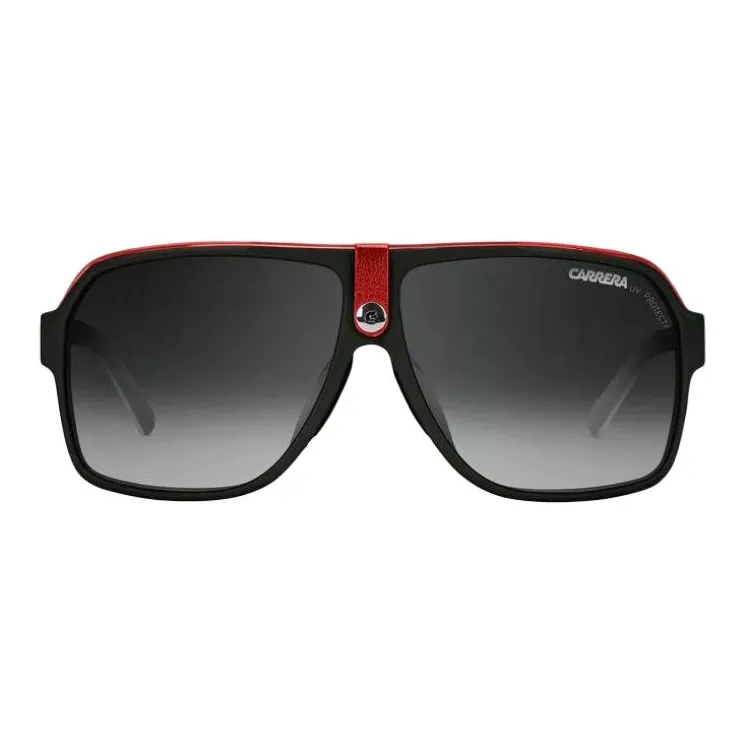 CARRERA Plastic Acetate Square Sunglasses Men's Black-1