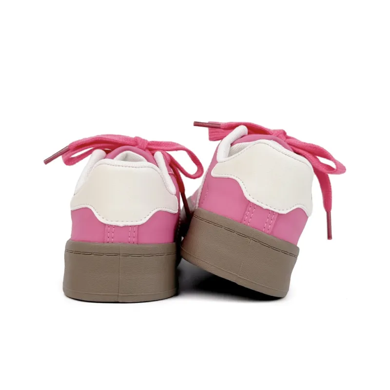 La Chapelle Slip Resistant, Abrasion Resistant, Rebound Resistant Low Top Casual Shoes Women's Rose Red-4