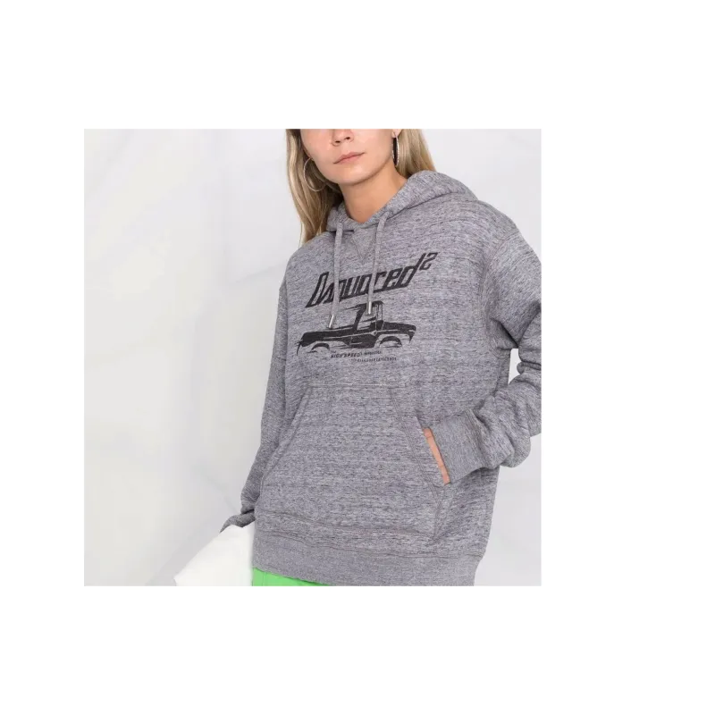 DSQUARED2 Truck print Hoodie-4