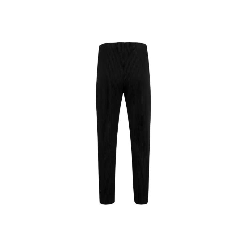 Homme Plissé Issey Miyake Casual Pants Men's Black-1