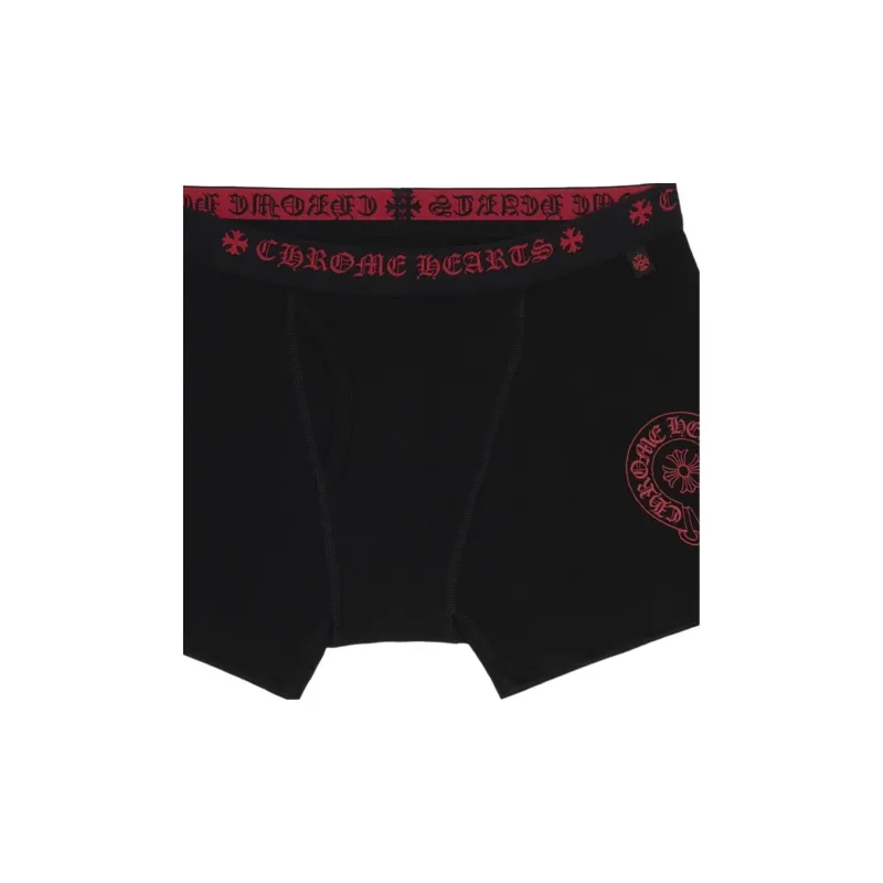 Chrome Hearts Short Boxer Brief Black/Red-4