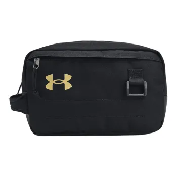 Under Armour Polyester Travel Bag Regular Men's Black & Metal Gold