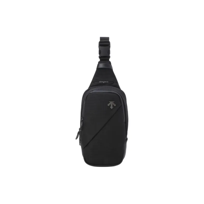 DESCENTE Nylon Sling Bag Unisex Black-0