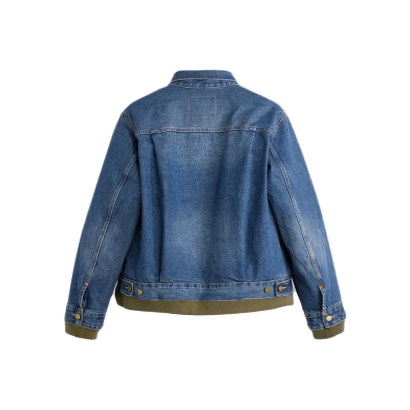 Sacai X Levis Jackets Men Blue-1