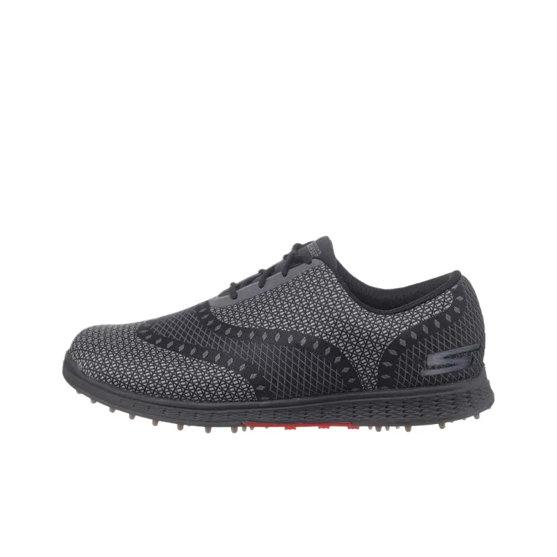 Skechers Go Golf Collection Low Top Golf Shoes Men's Black Gray-0