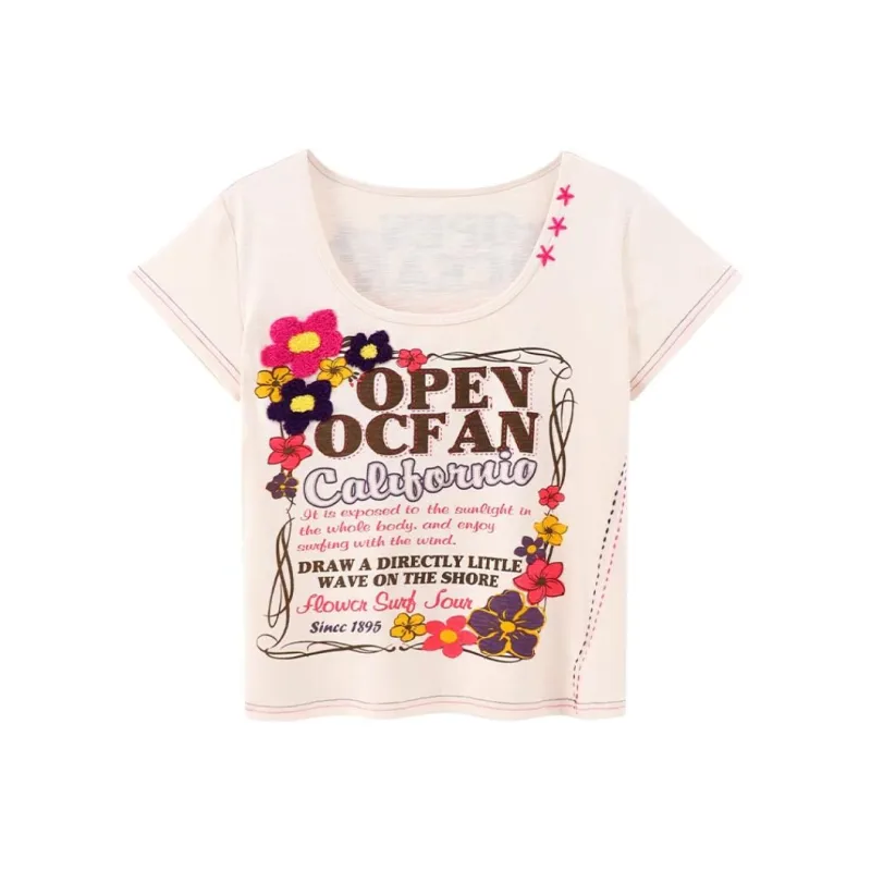 SLEEP AT 11 T Shirts Women's Apricot-0