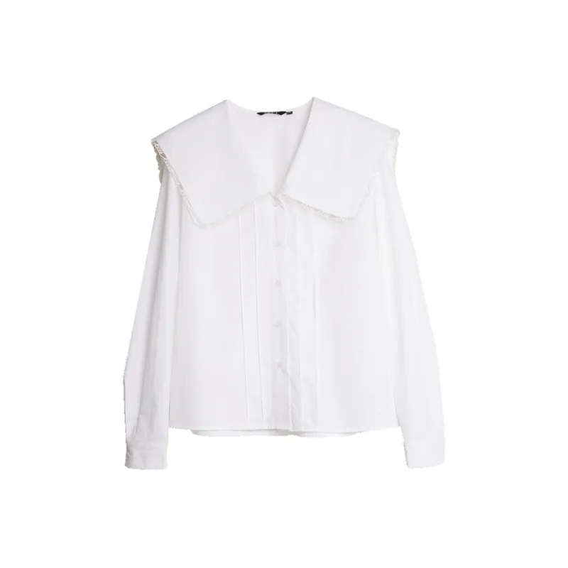 ELLE Shirts Women's White-0