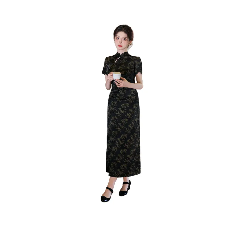 MJ Cheongsams Women's Black-0