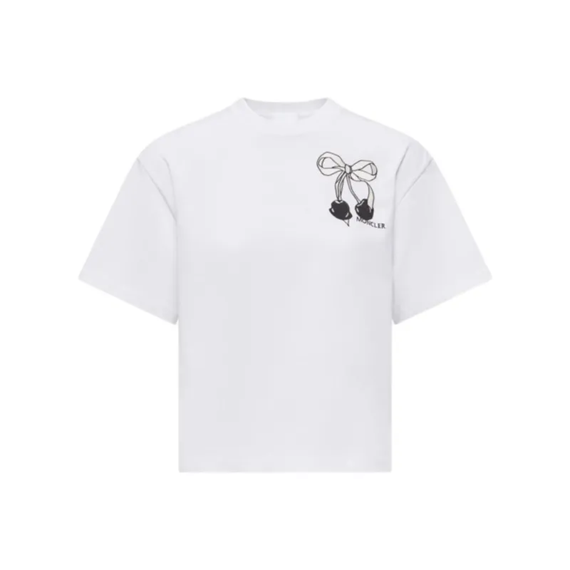 Moncler T Shirts Women's White-0