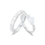 Sterling Silver Couple Rings