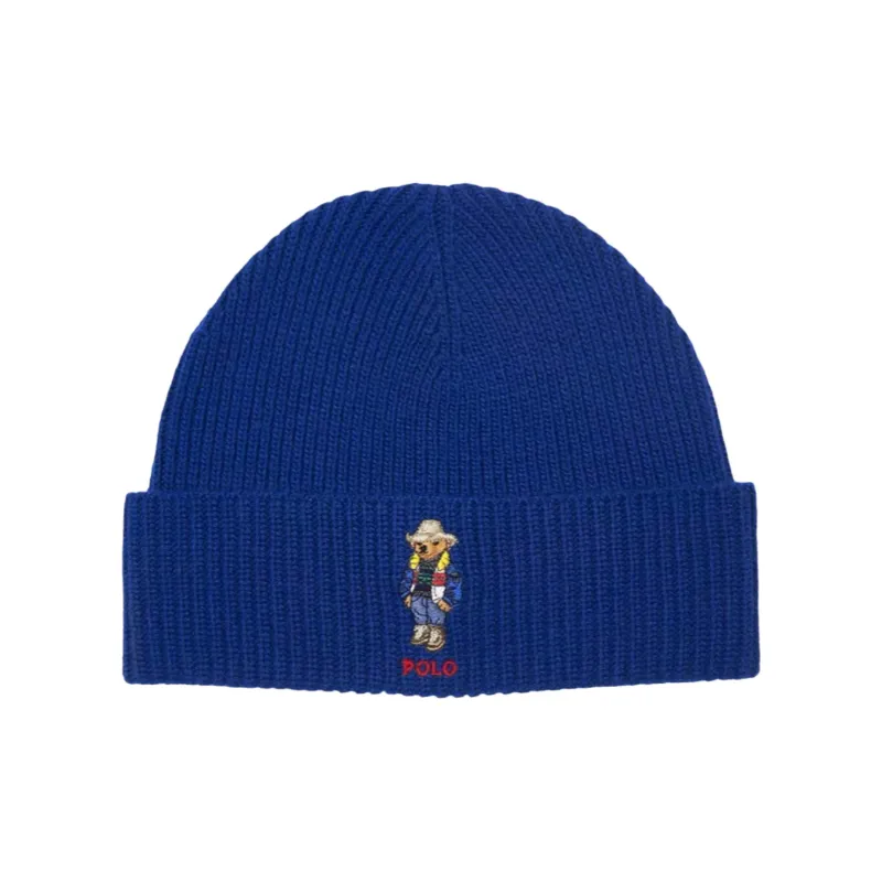 Polo Ralph Lauren Acrylic Fiber Beanies Unisex Blue-0