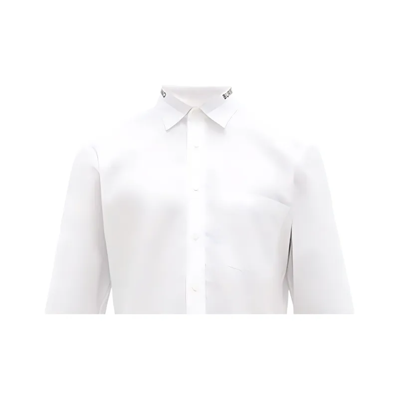 Burberry Shirts Men White-5