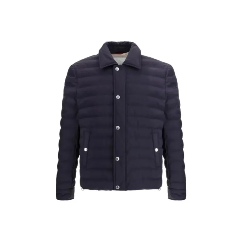 Brunello Cucinelli Jackets & Coats Men's Marine Blue-0