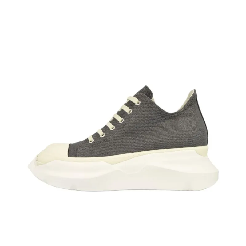 Rick Owens DRKSHDW Abstract Low Top Canvas Shoes Men's Dark Gray-0