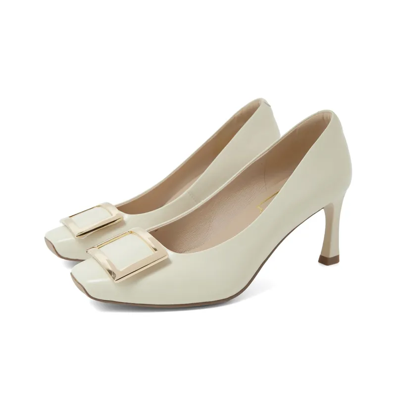PT'SON Slim Heel High Heels 7cm Women's-13