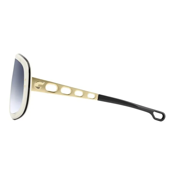 CARRERA Acetate Metal Irregular Shape Sunglasses Men's Gold-2