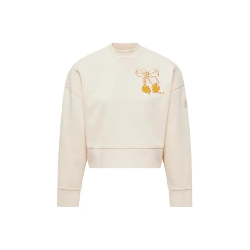 Moncler Sweatshirts Women's Ivory White-3