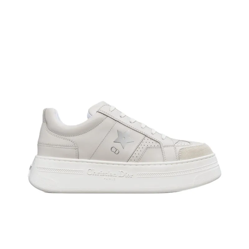 DIOR Star Low Top Skateboard Shoes Women's Gray-1