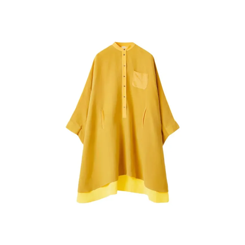LOEWE Long Sleeved Dresses Women's Yellow-0