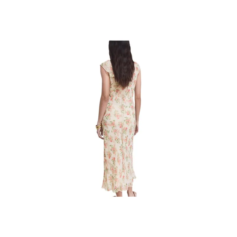 MANGO Sleeveless Dresses Women's Light Beige-5