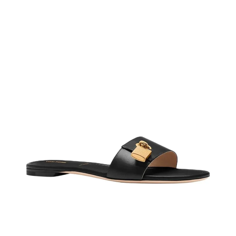 TF Slide Slippers Women's Black-2