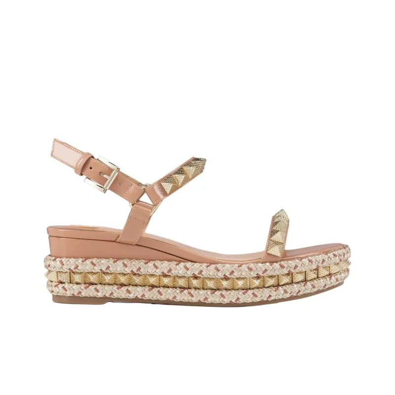 CL Pyraclou One Strap Sandals 6cm Women's Pink-1