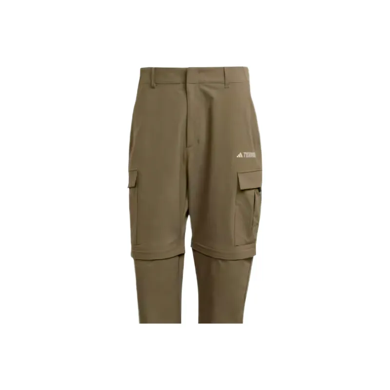 Adidas Terre SS25 Sports Pants Men's Strata Olive Green-2