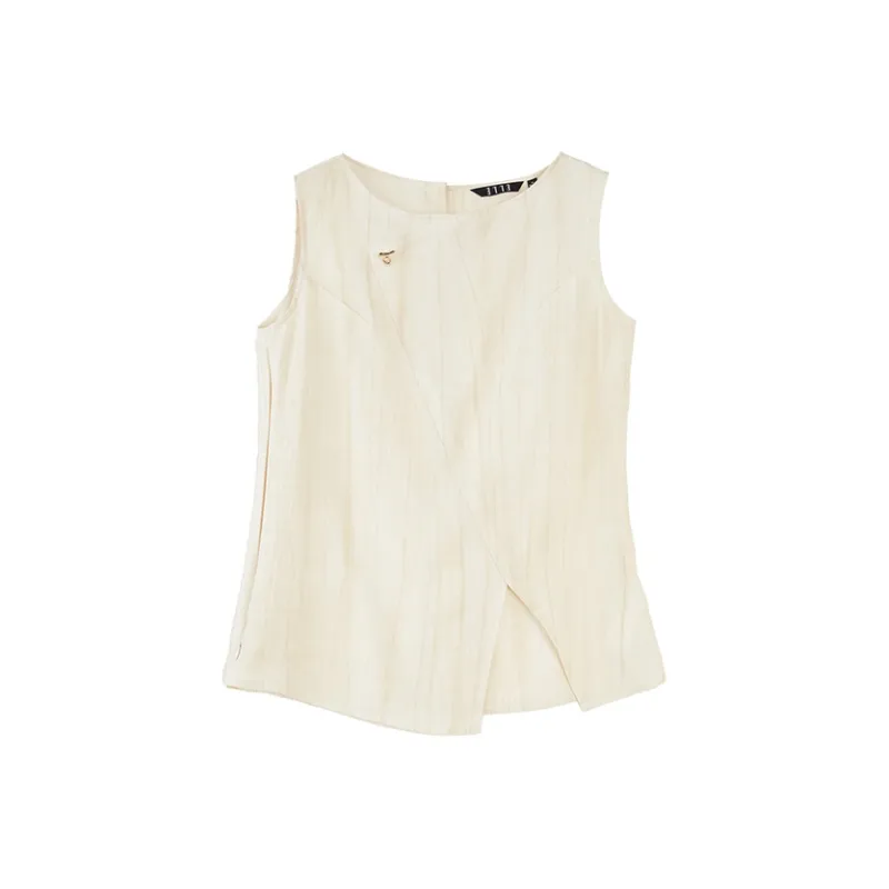 ELLE Tank Tops Women's Light Yellow-0