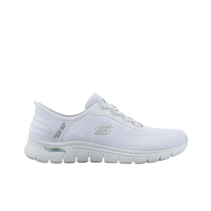 Skechers ARCH FIT VISTA Low Top Casual Shoes Women's White-1