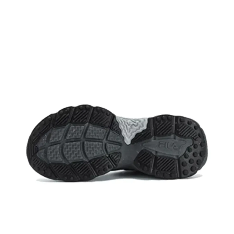 FILA Fern Anti Slip Wear Resistant Low Top Chunky Sneakers Women's Black-2