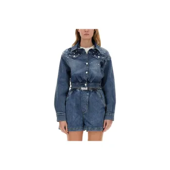 MOSCHINO Denim Jacket Women's Blue