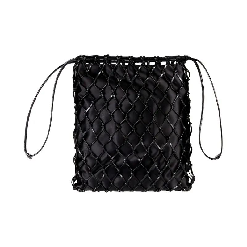 PRADA Nylon Fabric Shoulder Bag, Crossbody Bag Women's Black-1