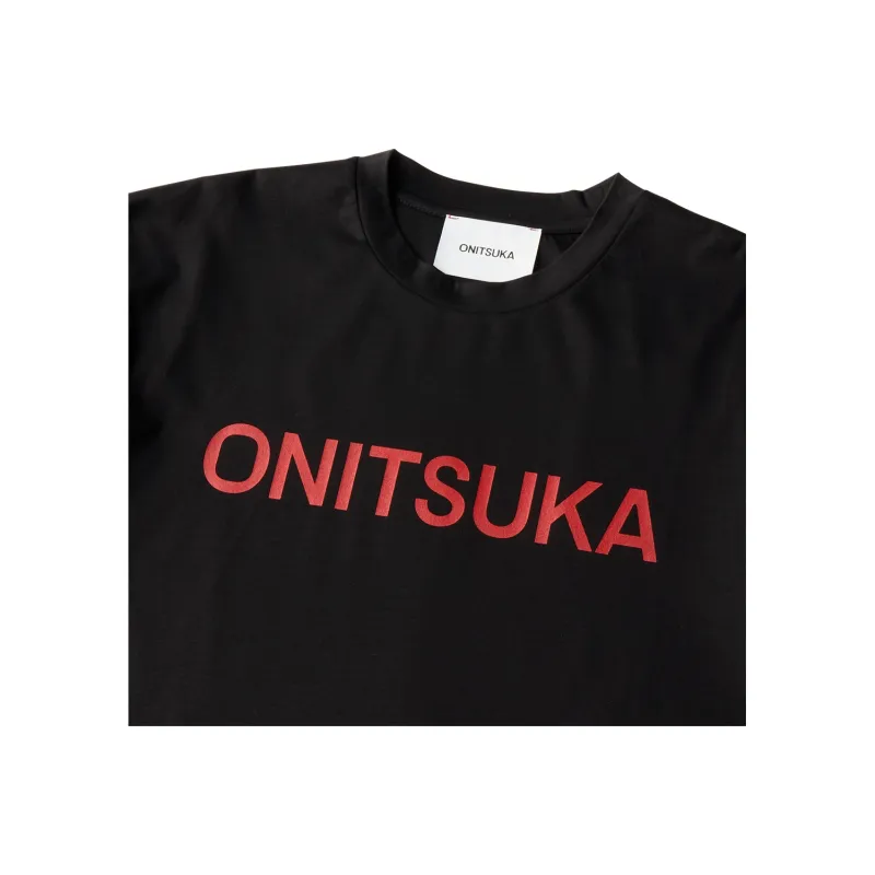 Onitsuka Tiger T Shirt Unisex Black-2