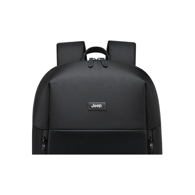 Jeep Polyester Backpack Men's Black-3