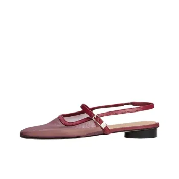 Tommy Hilfiger TH Monogram Casual Single Shoes 2.6cm Women's Red