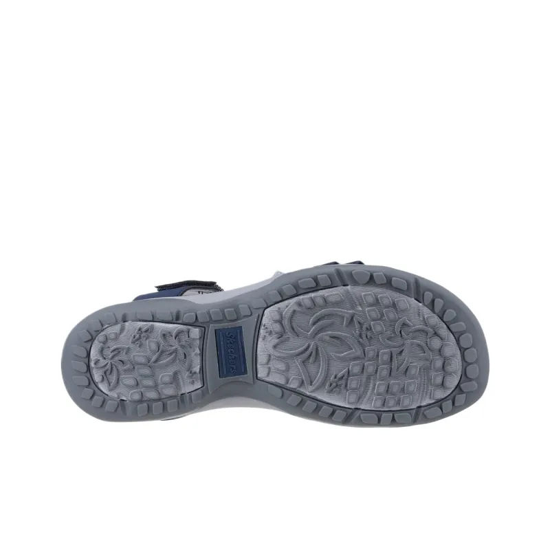 Skechers Reggae Slim Beach Sandals Women's Gray-4