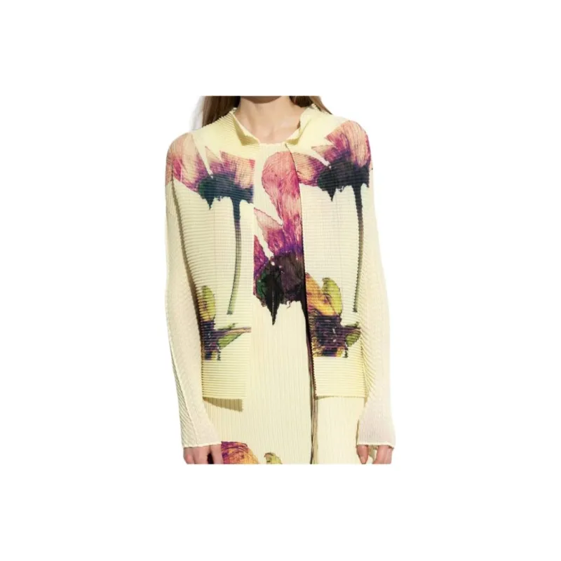 ISSEY MIYAKE Pressed Flora Cardigan-1