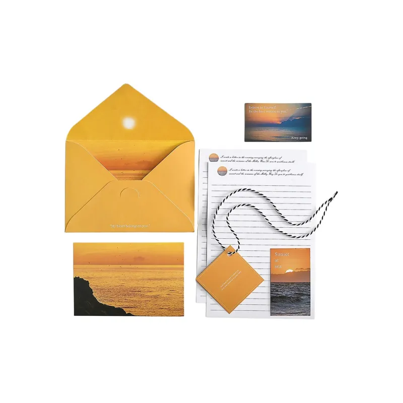 QIFEITU Wind And Moon Limitless Good Looking Artistic Style Clothing Sets Letter Envelopes / Stationery-0